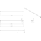 Jeffrey Alexander 673 mm Center-to-Center Satin Nickel Key Grande Cabinet Bar Pull 5673SN - alternate 6